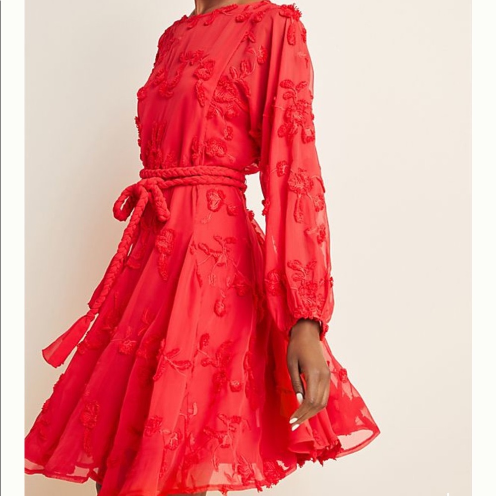 Anthropologie Amal textured mini dress